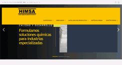 Desktop Screenshot of himsa.com.mx