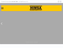 Tablet Screenshot of himsa.com.mx